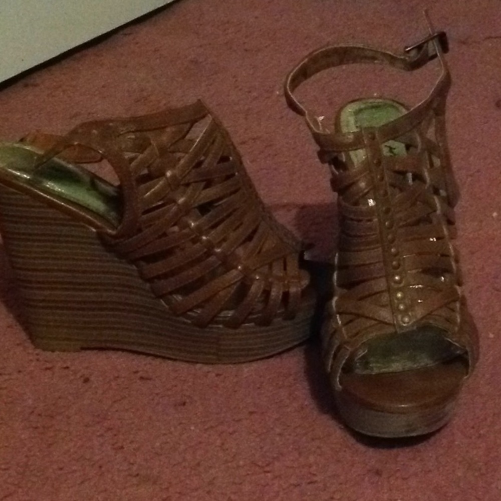 Brown Sandal Wedges